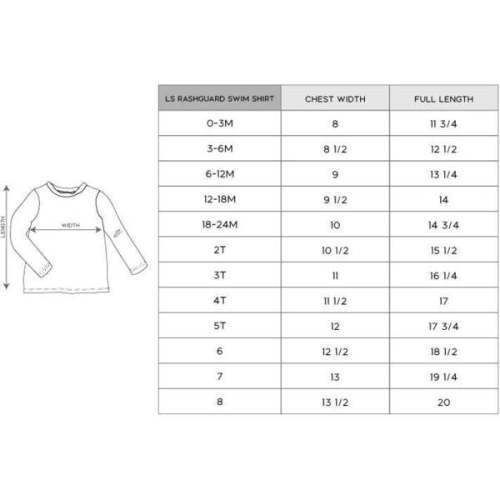 Long Sleeve Rash Guard Swim Shirt Canoe - Babysprouts | Maisonette