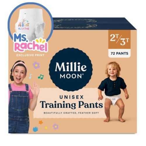 Millie Moon Ms Rachel Training Pants, Size 2T-3T - 72 Count