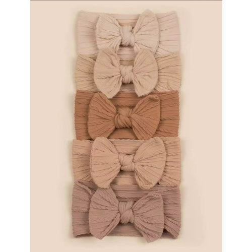 5pcs Baby Bow Decor Hair Band Love Valentine | SHEIN USA
