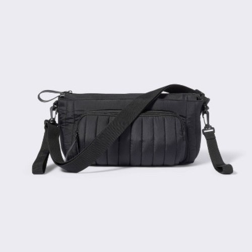 Stroller Organizer with Strap Solid Shoulder Diaper Bag - Black - Cloud Island™