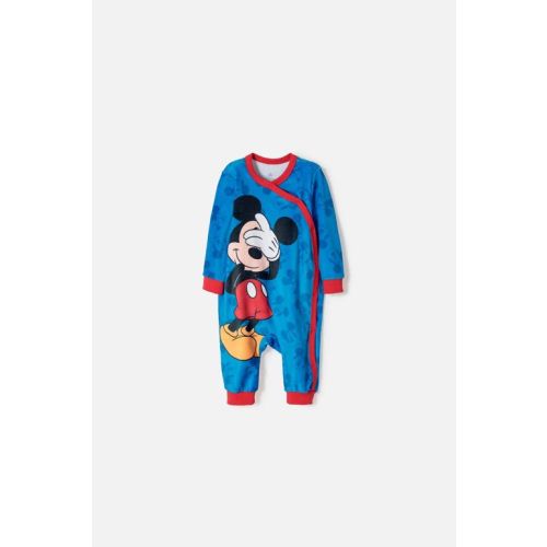 Pijama mickey mouse mameluco azul para bebé niño