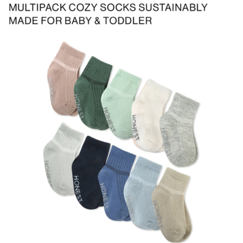 Multipack Cozy Socks Sustainably Made for Baby & Toddler | Honest Baby Clothing