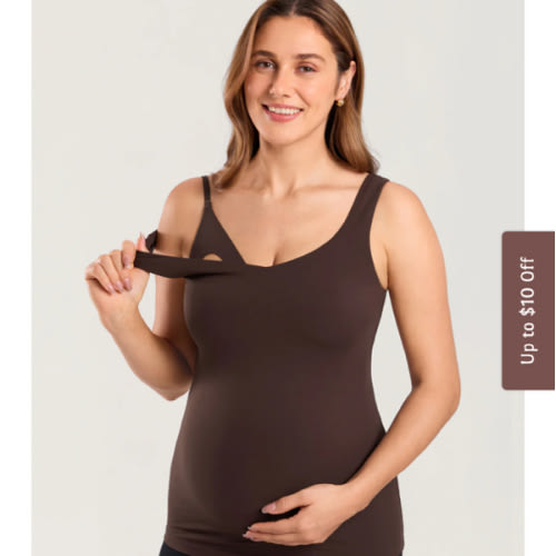 Natrelax® V Neck Nursing Tank Top