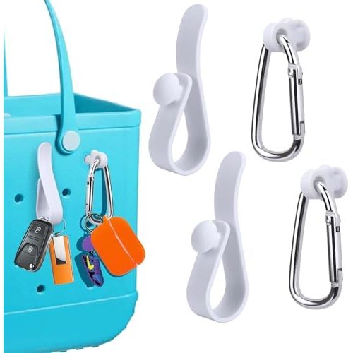 Mity rain Key Holder for Bogg Bag, Accessories for Bogg Bags Original X Large, Insert Charm Carabiner Keychain for Beach Bag