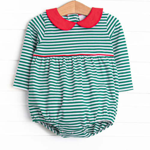 Tinsel and Thyme Bubble, Red and Green Stripe – Stitchy Fish