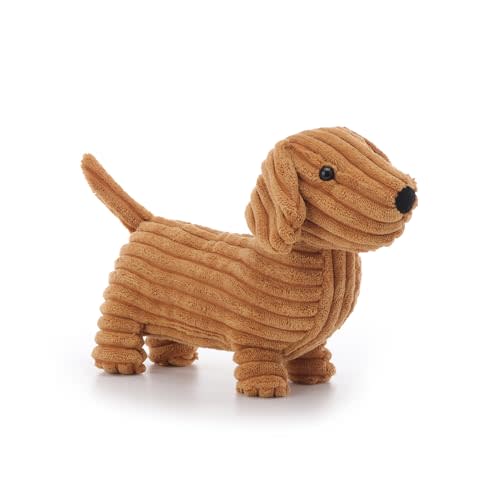 Apricot Lamb Clare Dachshund Stuffed Animals for Kids, Soft Cute Plush Toys for Baby Girl and Boy, 10.5 Inches
