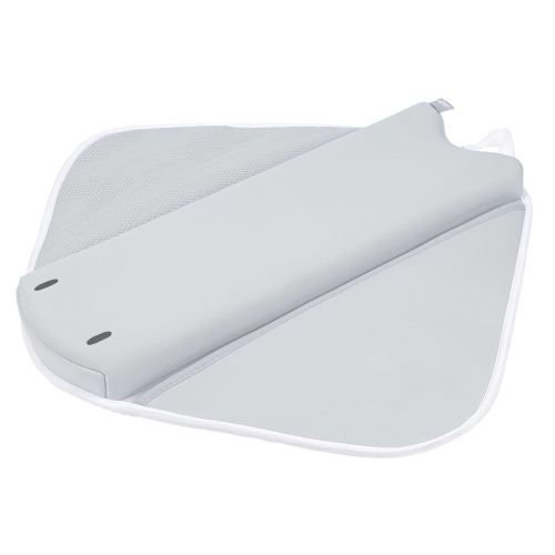 Ubbi Cushioned Elbow Rest, Non-Slip, Baby and Toddler Bath Time Must Have Accessory for Parents, Included Pockets for Bath Supplies Storage, Gray Stingray