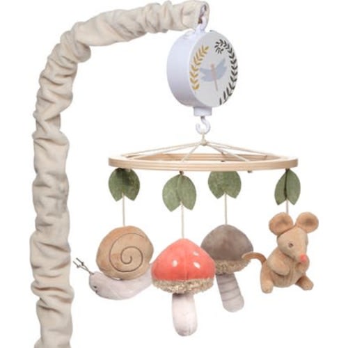 Mushroom Meadow Musical Baby Crib Mobile Soother Toy