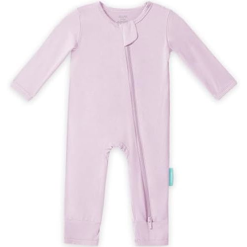 PurComfy Baby Long Sleeve Romper Jumpsuit, Premium Soft Rayon One Piece Pajamas Boy Girl 2-Way Zipper Coverall Sleeper