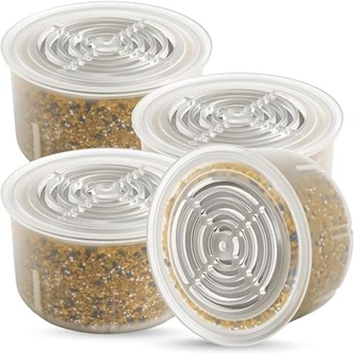 Shower Head Filter Replacement Cartridge Compatible with All Canopy Handheld & Fixed Filtered Shower Head,For Hard Water Remove Chlorine And Other Impurities,4 Pack