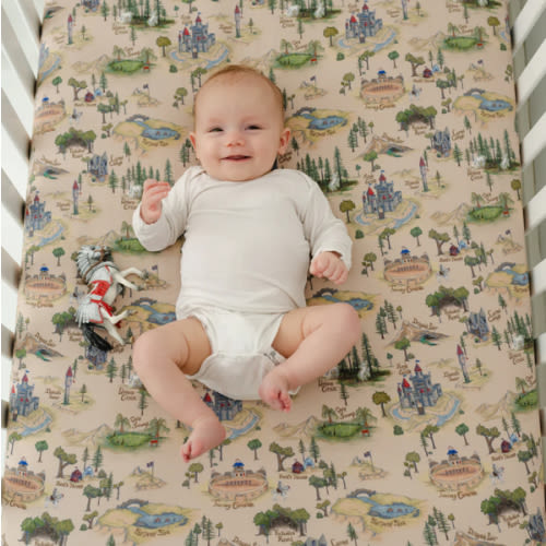 Fantasy Forest Bamboo Crib Sheet