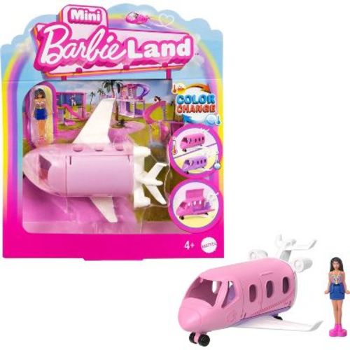 Barbie Mini BarbieLand Doll & Vehicle Set with 1.5" Doll & Dreamplane - 3pc