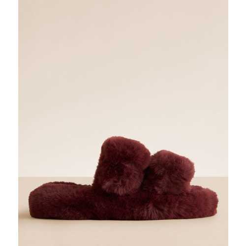 Mia Tareah Double Strap Slipper - Women's Shoes in Andorra Brown | Buckle