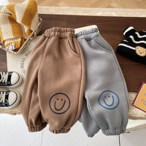 Baby Toddler Smile Face Casual Pants