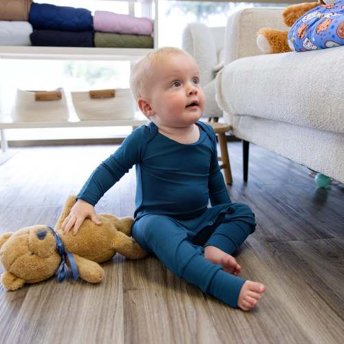 Bumbunny Baby | Infant Romper in Teal