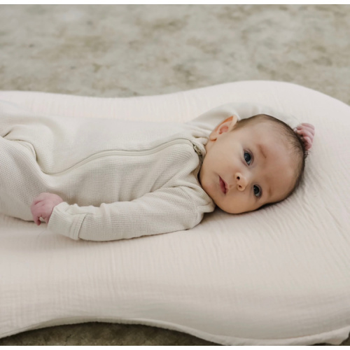Lounger Curve + Muslin Cover Set | Natural