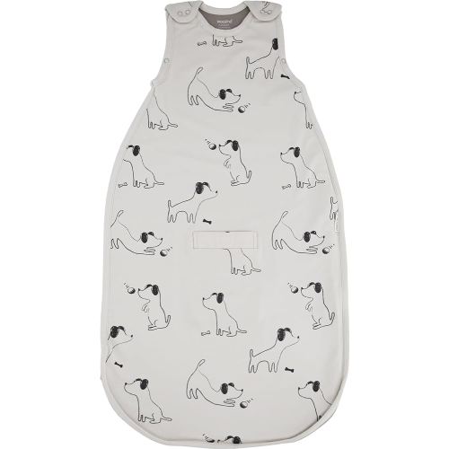 Woolino 4 Season Sleep Sack - Ultimate Merino Wool Sleeping Bag - Two-Way Zipper Adjustable Universal Size Sleep Sack for Baby (2-24 Months) - Puppy