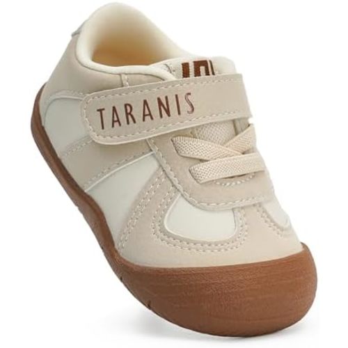 TARANIS Infant/Toddler Shoes Baby Sneaker Boy Girl First Walking Shoes Lightweight Non-Slip Newborn Crib Shoes