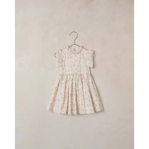 Alice Dress French Floral Stripe