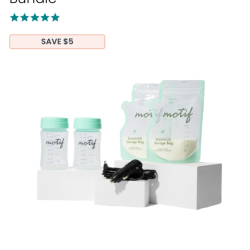 Motif Luna Breast Pumping Essentials Kit | Motif Medical