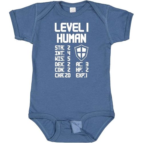 inktastic Level 1 Human Baby Bodysuit