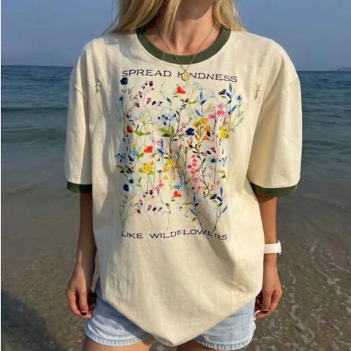Oversized Spread Kindness Wildflower Nursing T-Shirt – Giftifymama