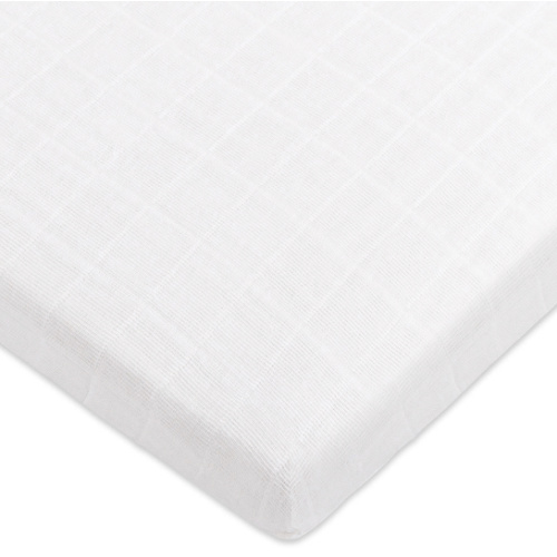 All-Stages Midi Crib Sheet in GOTS Certified Organic Muslin Cotton