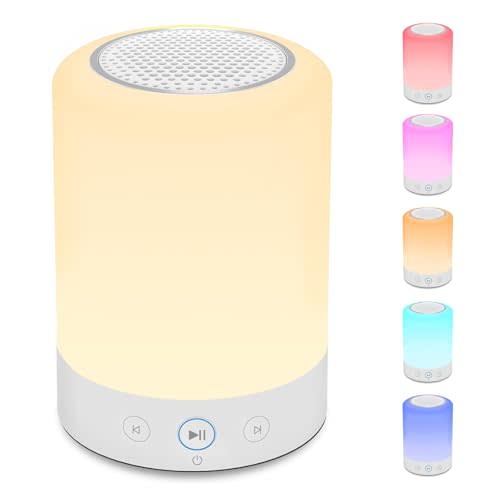 Kipcush White Noise Machine with Night Light – 20 Non-Looping Sleep Sounds, Rechargeable Battery, Touch Control, 6 Timers & Memory Function | Portable Sound Machine for Baby, Adults, Nursery, Travel