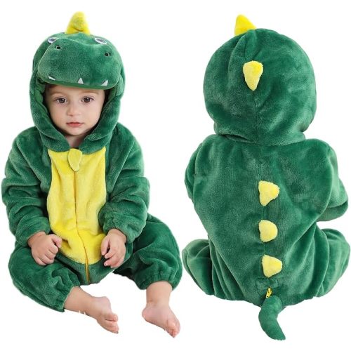 Baby Dinosaur Jumpsuit, 0-6 mo