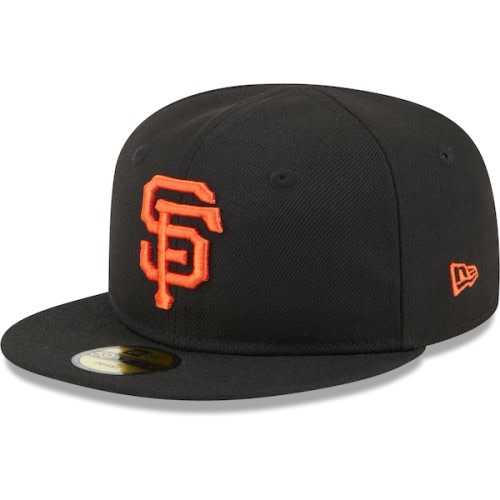 Infant San Francisco Giants New Era Black My First 59FIFTY Fitted Hat