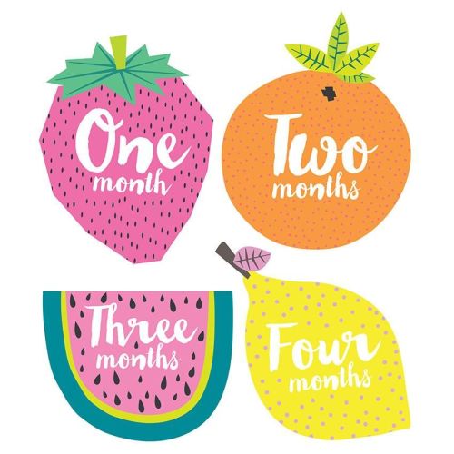 Lucy Darling Milestone Stickers: Little Tutti Frutti – Growing Tree Toys
