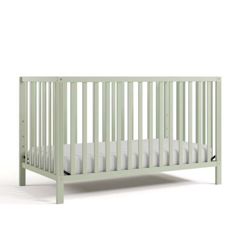 Storkcraft Morningside 5-in-1 Convertible Baby Crib, Sage