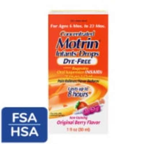 Infants' Motrin Liquid IBuprofen Medicine Drops Berry, 1 fl. oz