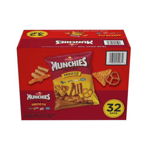 Munchies Snack Mix Cheese Fix 1.75 Ounce (Pack of 32)