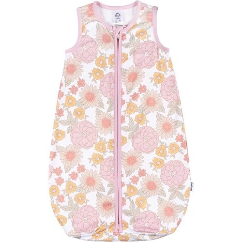 Gerber Baby Unisex Sleepbag Wearable Blanket, Retro Floral, 0-6M