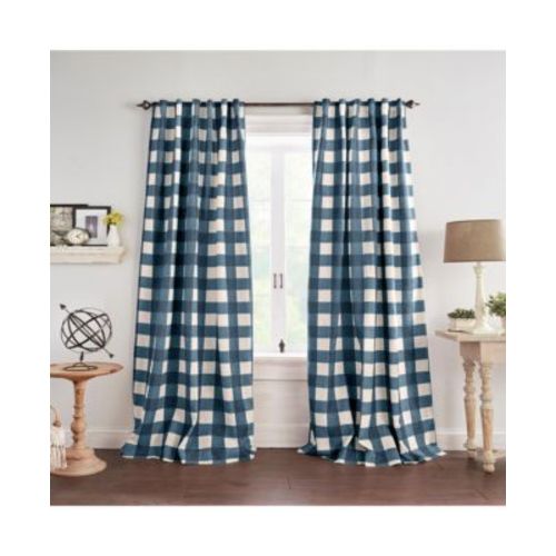 Grainger Buffalo Check Blackout Window Curtain