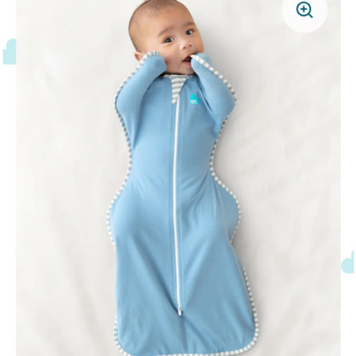 Swaddle Up™ 1.0 TOG Cotton Dusty Blue