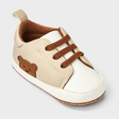 Baby Bear Tennis Crib Shoes - Cat & Jack™ Tan 3-6M