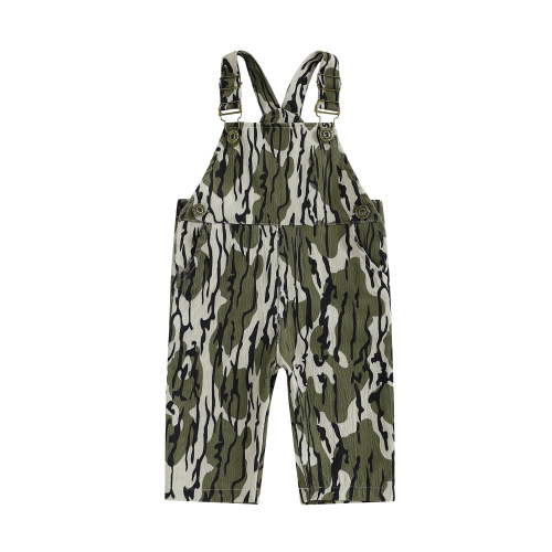 BemeyourBBs Toddler Baby Boy Girl Camouflage Overalls Camo Outfit Jumpsuit Print Sleeveless Romper Suspender Pants Kids Hunting Clothes
