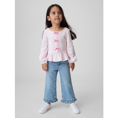 Baby & Toddler Ruffle-Hem Stride Jeans
