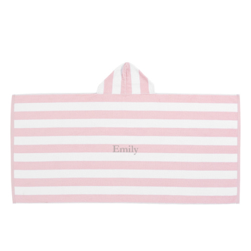 Personalized Rugby Stripe Kid Hooded Towels