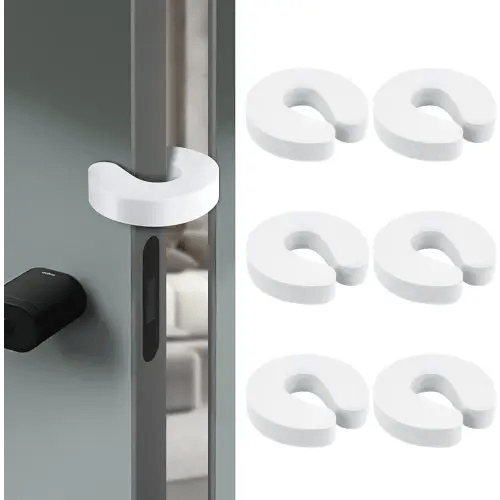 6 Pack Door Finger Pinch Guard, Anti Door Slam Stopper, Cat Toddler Door Stopper, Foam Baby Child Proof Door Stopper, Baby Proofing Doors to Keep Door Open Stop Door from Slamming