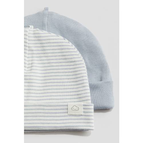 2-PACK COTTON BEANIES