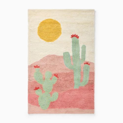 Desert Cactus Shag Rug