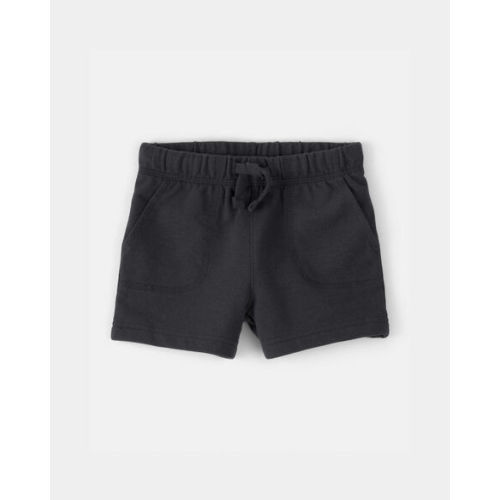 Baby Boy French Terry Shorts - Black | Carter's