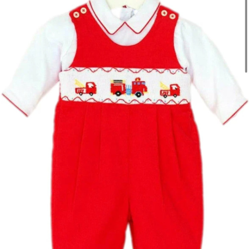 Basic Firetruck Baby Boy Longall – Carriage Boutique