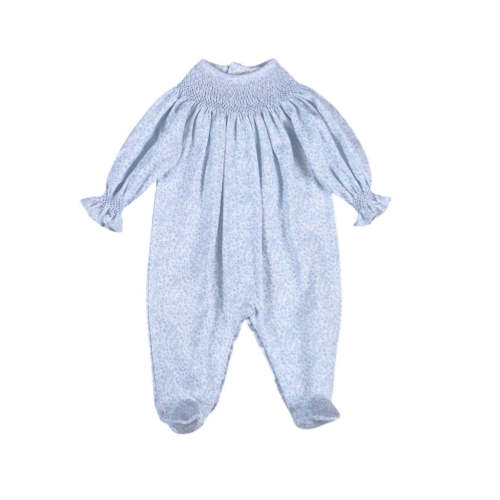 Baby Loren Ivy Floral Hand Smocked Bishop Footie IVY-514 5301