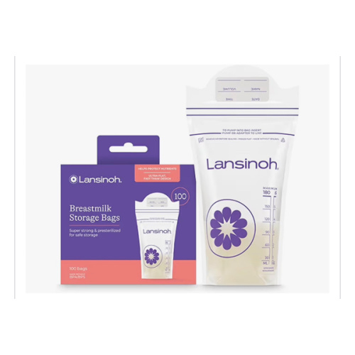 Amazon.com: Lansinoh Breastmilk Storage Bags, 100 Count, Baby Essentials, Fast Freeze & Thaw Breast Milk Bags for Baby Bottle Feeding, Strength & Stretch, 6 Ounce