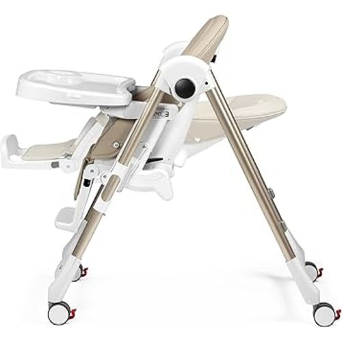 Peg Perego Prima Pappa Zero 3 - High Chair - for Children Newborn to 3 Years of Age - Made in Italy - Astral (Beige)