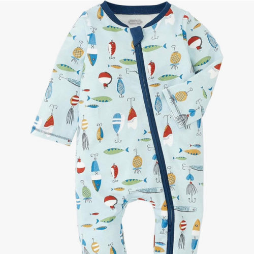 Mud Pie Baby Boys' Fishing Lure Sleeper